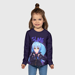 Лонгслив детский Slime, цвет: 3D-принт — фото 2