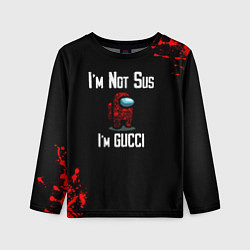 Детский лонгслив Among Us Gucci