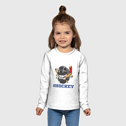 Лонгслив детский Хоккей, цвет: 3D-принт — фото 2