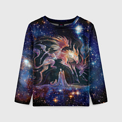 Лонгслив детский Дивные звери, цвет: 3D-принт