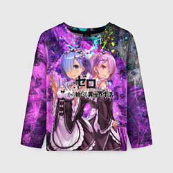 Лонгслив детский Re:Zero Жизнь с нуля, цвет: 3D-принт