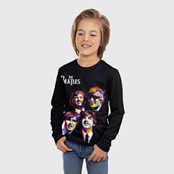 Лонгслив детский The Beatles, цвет: 3D-принт — фото 2