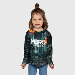 Лонгслив детский Metro Exodus, цвет: 3D-принт — фото 2