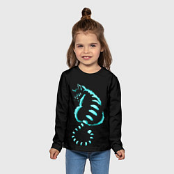 Лонгслив детский ВОЛШЕБНЫЙ КОТ, цвет: 3D-принт — фото 2