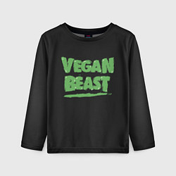 Детский лонгслив Vegan Beast