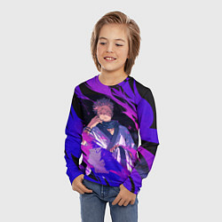 Лонгслив детский Магическая битва, цвет: 3D-принт — фото 2