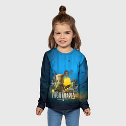 Лонгслив детский LITTLE NIGHTMARES 2, цвет: 3D-принт — фото 2