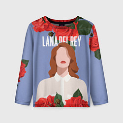 Лонгслив детский LANA DEL REY, цвет: 3D-принт
