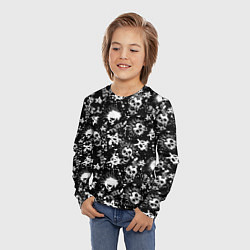 Лонгслив детский Панк, цвет: 3D-принт — фото 2