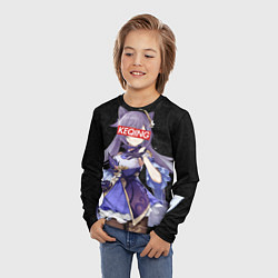 Лонгслив детский Genshin Impact KEQING, цвет: 3D-принт — фото 2