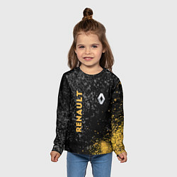 Лонгслив детский Renault Брызги, цвет: 3D-принт — фото 2
