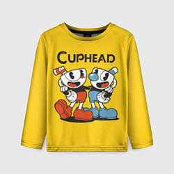 Лонгслив детский CUPHEAD, цвет: 3D-принт