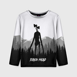 Детский лонгслив SIREN HEAD DARK FOREST