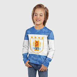 Лонгслив детский Сборная Уругвая, цвет: 3D-принт — фото 2