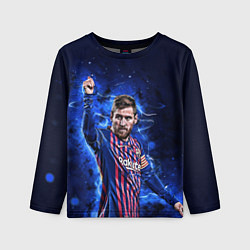 Детский лонгслив Lionel Messi Barcelona 10