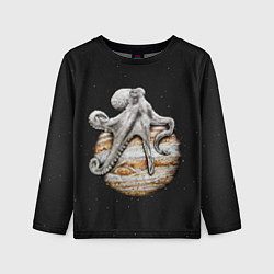 Детский лонгслив Planetary Octopus