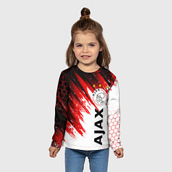 Лонгслив детский FC AJAX AMSTERDAM ФК АЯКС, цвет: 3D-принт — фото 2