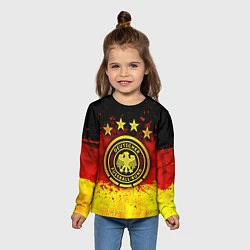 Лонгслив детский Сборная Германии, цвет: 3D-принт — фото 2