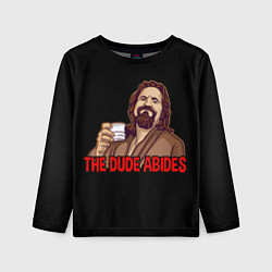 Лонгслив детский The Dude Abides Lebowski, цвет: 3D-принт