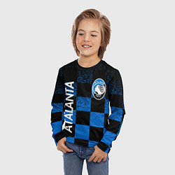 Лонгслив детский FC ATALANTA ФК АТАЛАНТА, цвет: 3D-принт — фото 2