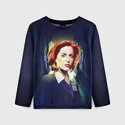 Лонгслив детский Dana Scully, цвет: 3D-принт