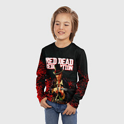 Лонгслив детский Red Dead Redemption Bandit, цвет: 3D-принт — фото 2