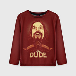 Лонгслив детский The Dude, цвет: 3D-принт