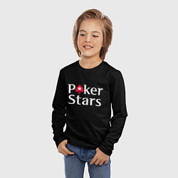 Лонгслив детский Poker Stars, цвет: 3D-принт — фото 2