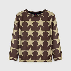Детский лонгслив Шампанские звёзды