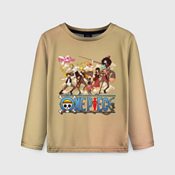 Лонгслив детский Пираты Соломенной Шляпы One Piece, цвет: 3D-принт
