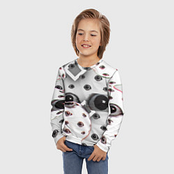Лонгслив детский Они наблюдают за тобой, цвет: 3D-принт — фото 2