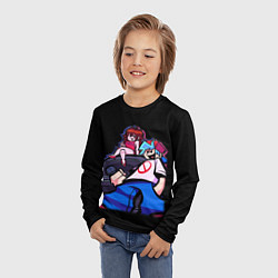 Лонгслив детский Бойфренд и Герлфренд FNF, цвет: 3D-принт — фото 2