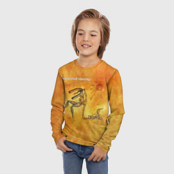 Лонгслив детский ЖЕЛЕЗНЫЕ МАНТРЫ Пикник, цвет: 3D-принт — фото 2