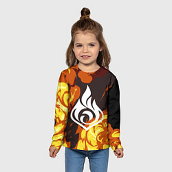 Лонгслив детский PIRO ПИРО ГЕНШИН, цвет: 3D-принт — фото 2