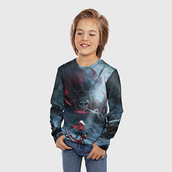 Лонгслив детский Ай Хранительница могил Z, цвет: 3D-принт — фото 2