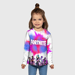Лонгслив детский Фортнайт - Fortnite - Форточка, цвет: 3D-принт — фото 2