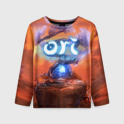 Детский лонгслив Ori and the Will of the Wisps Ори и Блуждающие ого