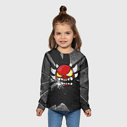 Лонгслив детский Geometry Dash: Fragments, цвет: 3D-принт — фото 2