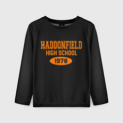Лонгслив детский Haddonfield High School 1978, цвет: 3D-принт