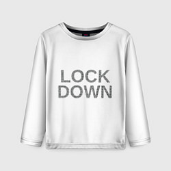 Лонгслив детский QR Lockdown англ, цвет: 3D-принт