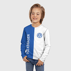 Лонгслив детский Volkswagen, ФОЛЬКСВАГЕН, цвет: 3D-принт — фото 2