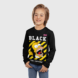 Лонгслив детский Симпсоны х ON BLACK, цвет: 3D-принт — фото 2