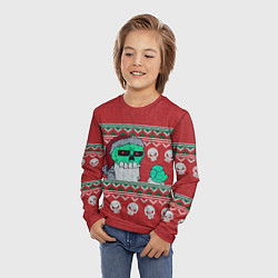 Лонгслив детский Свитер Занта, цвет: 3D-принт — фото 2