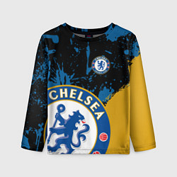 Лонгслив детский ЧЕЛСИ CHELSEA GOLDEN LOGO, цвет: 3D-принт