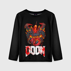 Лонгслив детский Какодемон Cacodemon Doom, цвет: 3D-принт