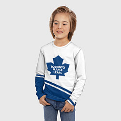 Лонгслив детский Toronto Maple Leafs Торонто Мейпл Лифс, цвет: 3D-принт — фото 2