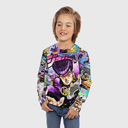 Лонгслив детский JoJos Bizarre Adventure: Josuke, цвет: 3D-принт — фото 2