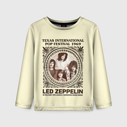 Лонгслив детский Led Zeppelin - Texas International Pop Festival 19, цвет: 3D-принт