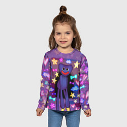 Лонгслив детский POPPY PLAYTIME - МИЛЫЙ ХАГГИ ВАГГИ, цвет: 3D-принт — фото 2