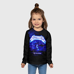 Лонгслив детский Ride the Lightning - Metallica, цвет: 3D-принт — фото 2